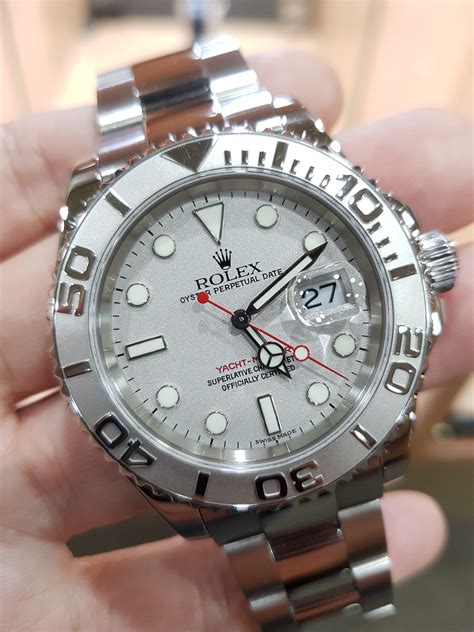 rolex yachtmaster platinum bezel replacement|yacht master bezel.